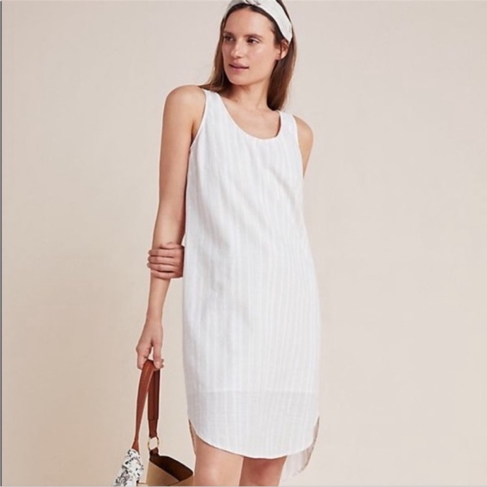 Cloth and Stone Anthropologie Bow-Tied Chambray Dress. Women’s Sz-XS